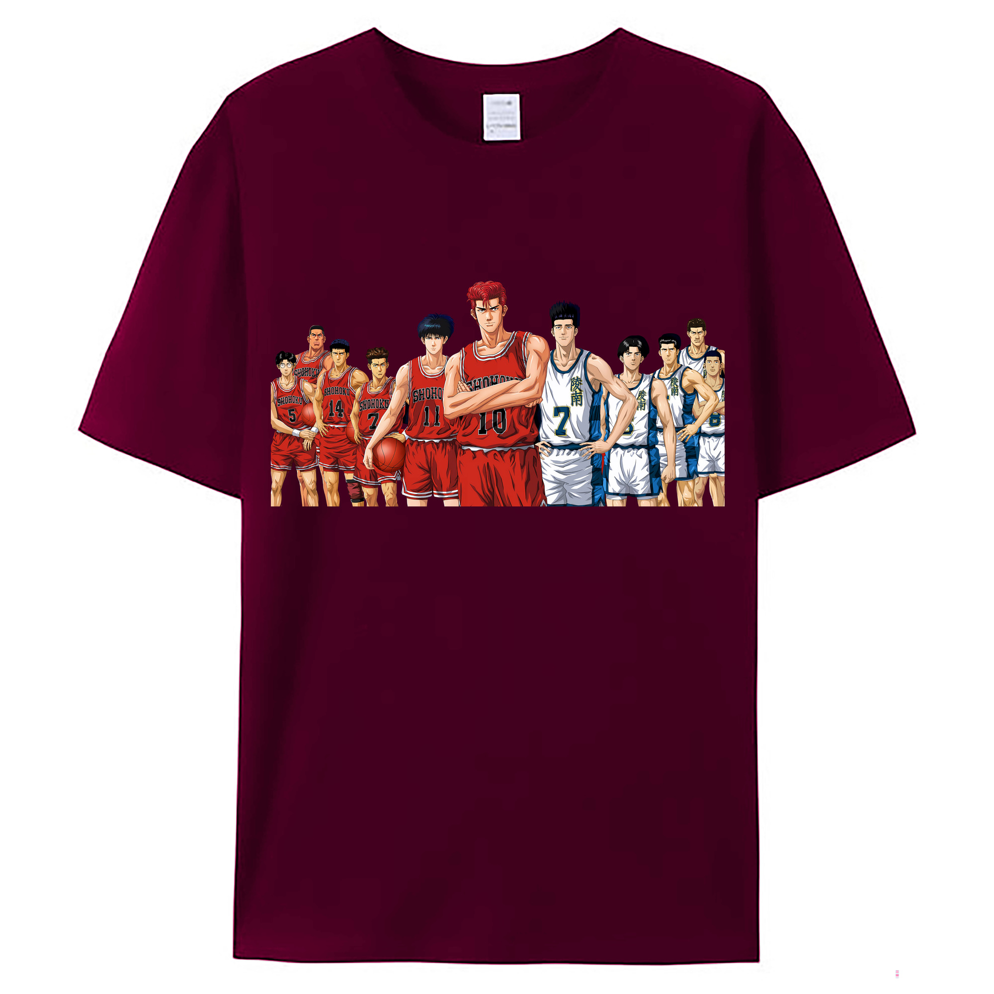 （画像用） SLAM DUNK／スラムダンク レディースカジュアルプリントTシャツ（綿100％）